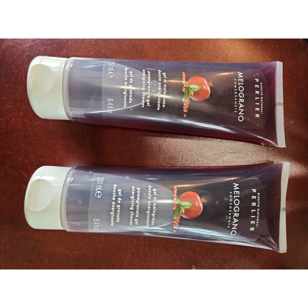 2 Perlier Melograno Pomegranate Energizing Shower Gel 8.4 oz. Full